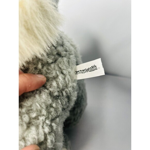 Elephant Plush Stuffed Animal Toy Commonwealth Curly Hair Cute Rare 17” Sitting - Picture 4 of 6